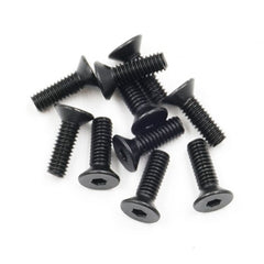 XP-40044 Flat Head Hex Screw 2.5x8mm 10pcs