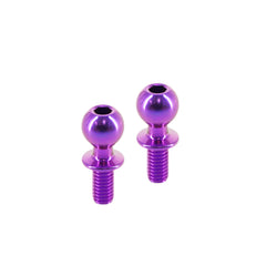 XCE-1400.6 eXcelerate 5.5 x 6mm Titanium Ball Studs (2) - Purple