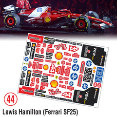 F1 Sticker Scuderia Ferrari Hamilton SF25