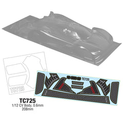 TC725 1/12 CV Body, 0.6mm
