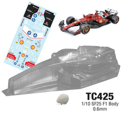 TC425 1/10 SF25 F1 Body, 0.6mm