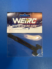 WEiRC New High Flex Rear Split Deck 1.6mm 2pcs Xpress XQ11/XQ11R/XQ11RR/XQ3S