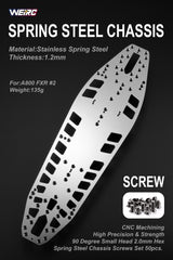 WEiRC 1.2mm Spring Steel Chassis Awesomatix A800 FXR #2