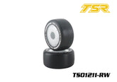 TS01211 1/10 F1 Front Rubber Pre-Mounted Tires Set