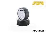 TS01208 1/10 Pre-Mounted Touring Car Rubber Slick Tires