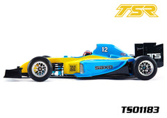 TS01183 F1 1/10 Clear Body Shell