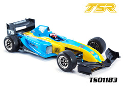 TS01183 F1 1/10 Clear Body Shell