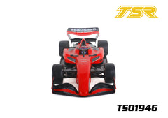 TS01946 1/10 New F1 Body Shell W/Helmet, Halo and Mirrors.