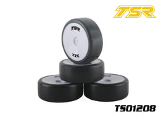 TS01208 1/10 Pre-Mounted Touring Car Rubber Slick Tires