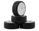Jaco Pre-Mounted Touring Car Carpet Tires (4) (Blue) JAC2400