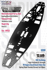 WEiRC DLC Spring Steel Chassis Mugen MTC3