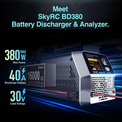 BD380 SKYRC 380W Battery Discharger with Real-Time Data
