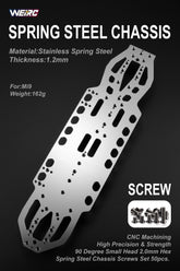 WEiRC 1.2mm Spring Steel Chassis Schumacher Mi9