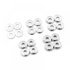 YA-0731SV Aluminium M3 X 8mm Flat Washer 0.5 / 1 / 1.5 / 2 / 2.5 4pcs each