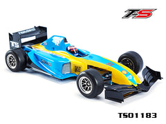 TS01183 F1 1/10 Clear Body Shell