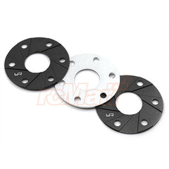 YA-0463BK Aluminum 540 Motor Spacer Heatsink 1mm x 3pcs Black