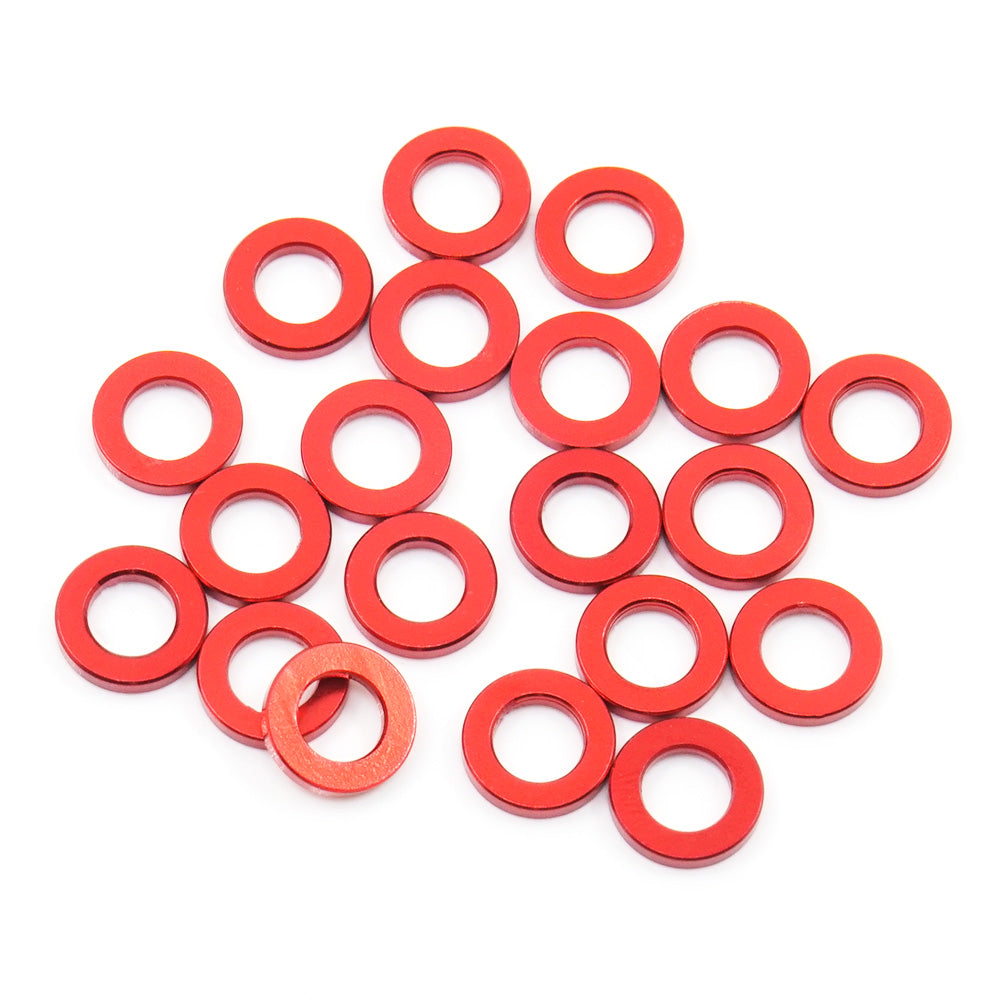 XP-10119 Aluminum Shim 3x5.5x1.0mm Red 20pcs