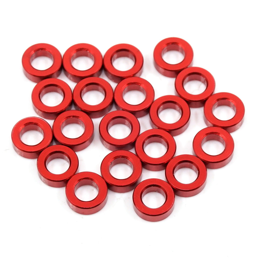 XP-10120 Aluminum Shim 3x5.5x2.0mm Red 20pcs