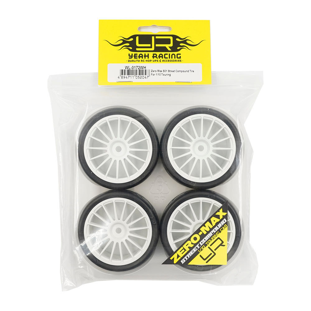 Yeah Racing WL-0172WH Zero-Max S01 Street Compound Wheel 24mm For 1/10 Touring