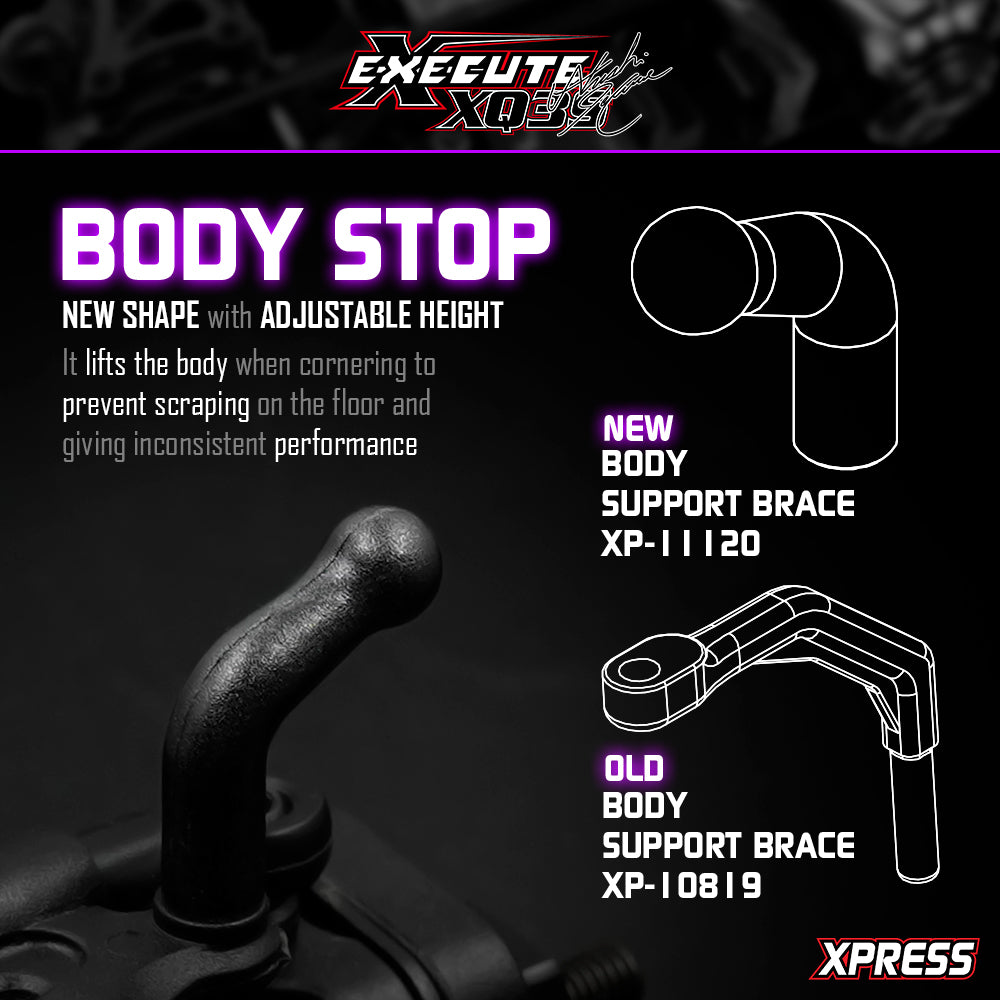 XP-90051 Execute XQ3S 1/10 Sport Touring Car Kit Purple Hara Limited Edition