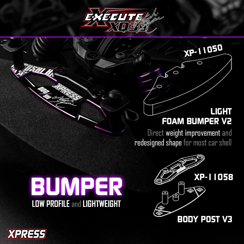 XP-90051 Execute XQ3S 1/10 Sport Touring Car Kit Purple Hara Limited Edition