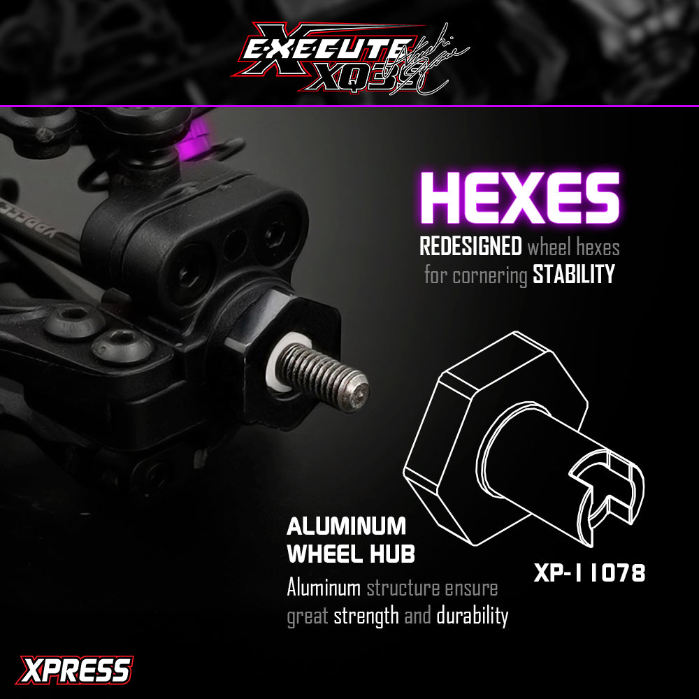 XP-90051 Execute XQ3S 1/10 Sport Touring Car Kit Purple Hara Limited Edition