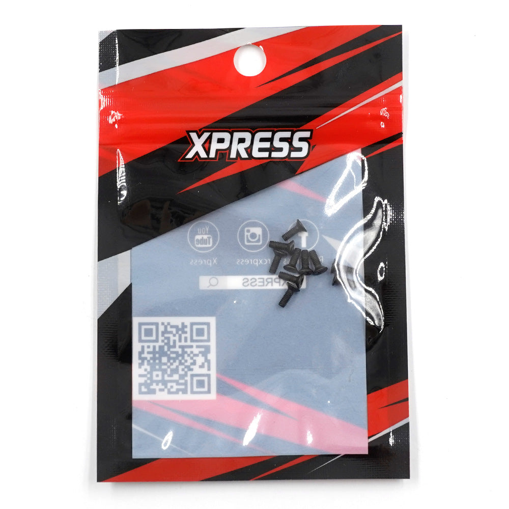XP-40300 Hex Screw Flat Head FM2x6MM 10pcs