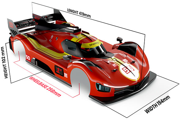Bittydesign 499T 1/10 190mm LMH Body