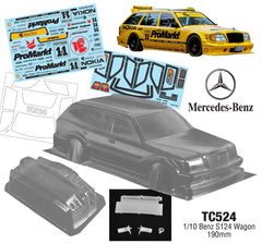 TC524 1/10 Benz S124 Wagon (190mm)