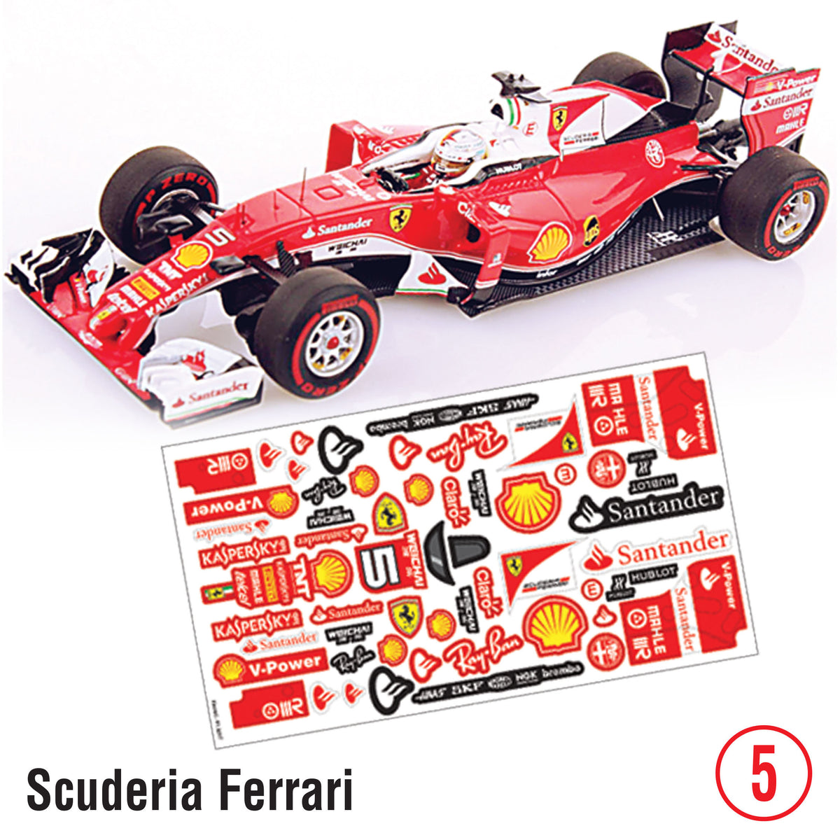 F1 Sticker Scuderia Ferrari