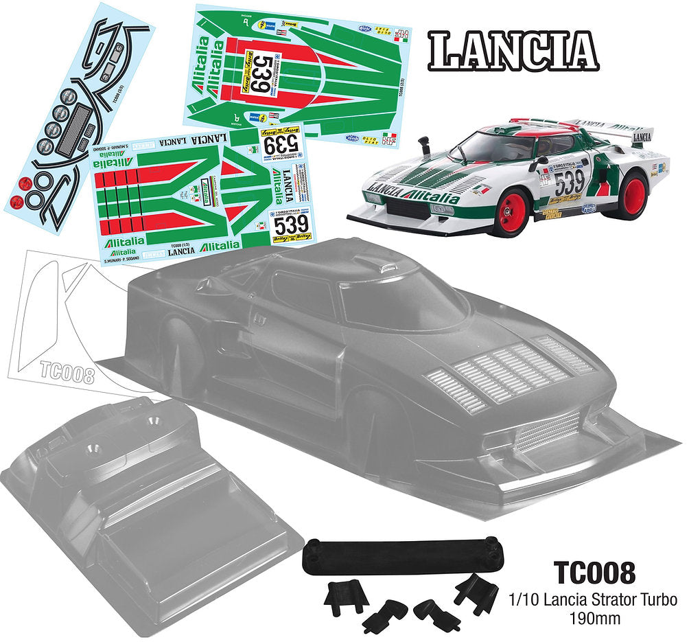 TC008 1/10 Lancia Strator Turbo, 190mm