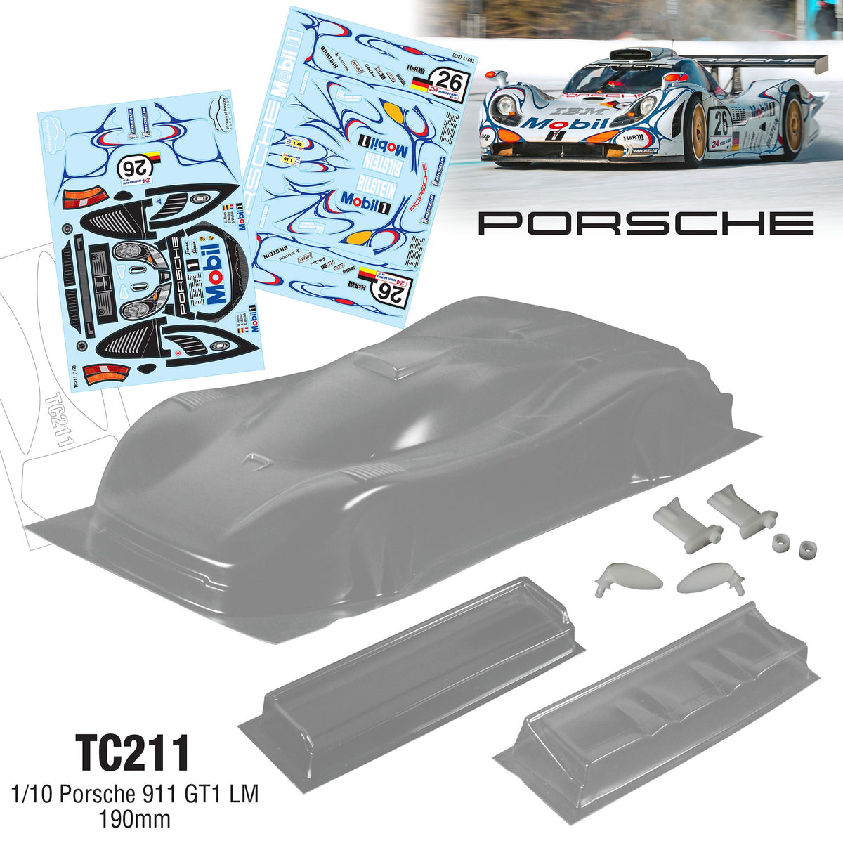 TC211 1/10 Porsche 911 GT1 LM (190mm) #26 98 LM Winner