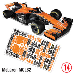 F1 Sticker McLaren MCL32