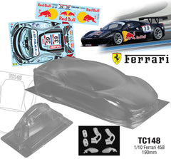TC148 1/10 Ferrari 458 (190mm)