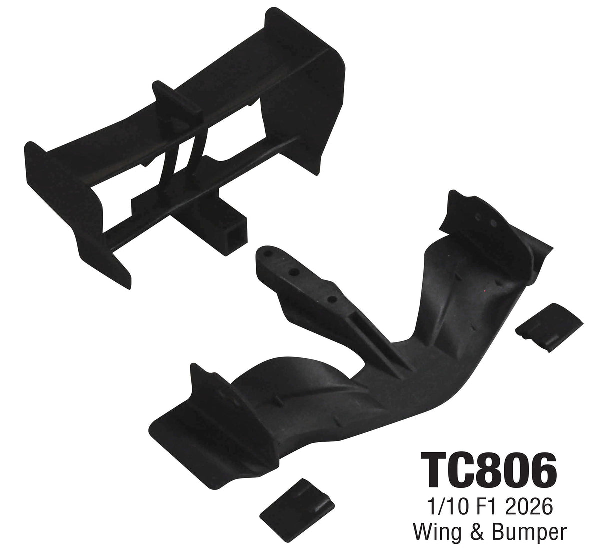 TC806 1/10 F1 2026 Wing & Bumper