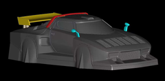 TC008 1/10 Lancia Strator Turbo, 190mm