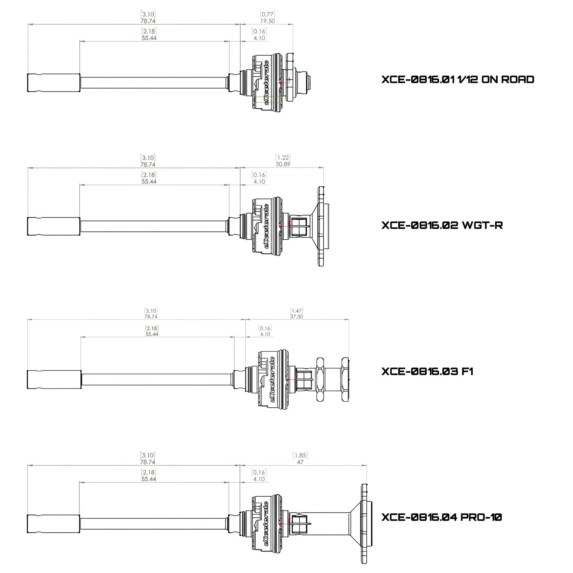 XCE-0816 Prodigy Gear Diff