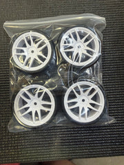 Sweep Racing D36 2024 Worlds spec pre-mount tire.  US SPEC on Work Wheel