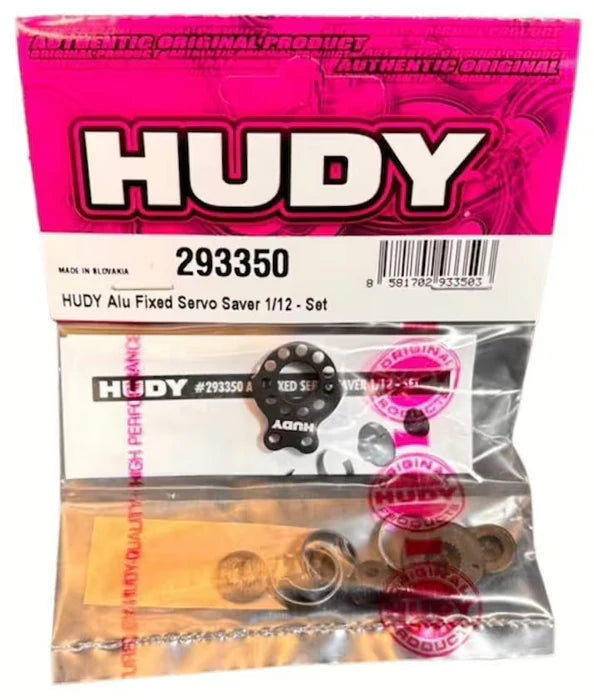 Hudy Aluminum Fixed Servo Saver for 12th Scale