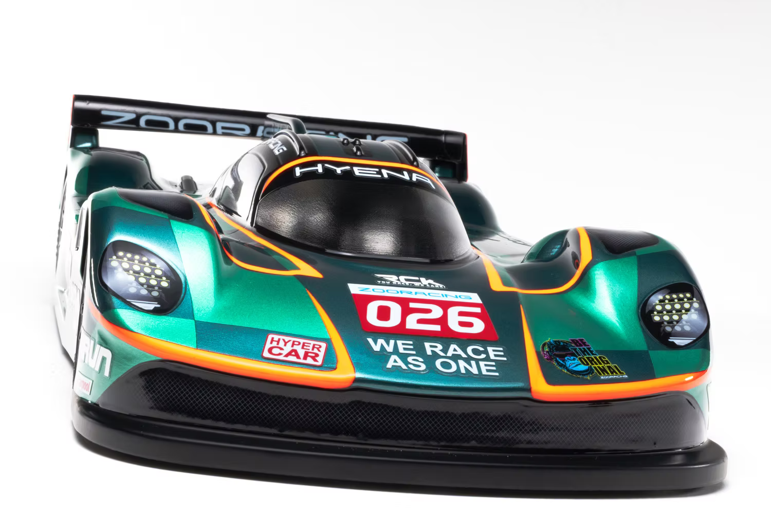 ZooRacing ZR-0026-07 - HYENA - 1:10 LMH Touring Car Body - 0.7mm REGULAR