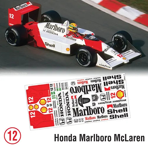 F1 Sticker Honda Marlboro Mclaren