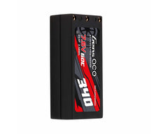 Gens Ace 2S 60C Hardcase Shorty LiHV Battery (7.6V/340mAh) w/2mm Bullets