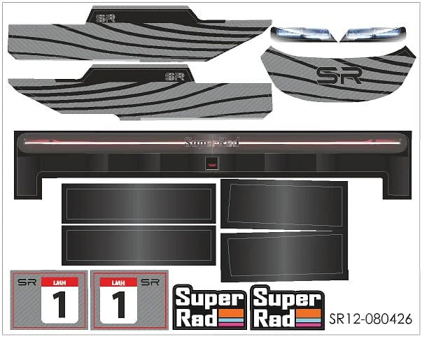 SuperRad SR-12 Super9RH-12 1/12 LMH body