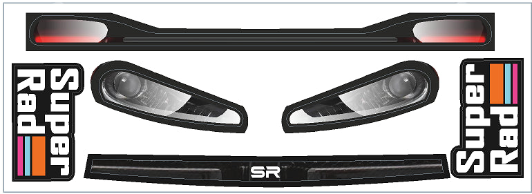 SuperRad SR-51 SuperKyrak 1/28 GT body