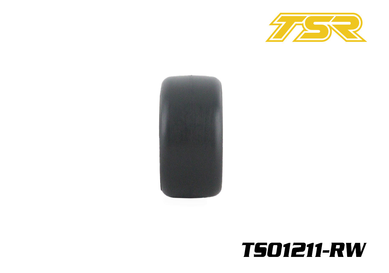 TS01211 1/10 F1 Front Rubber Pre-Mounted Tires Set