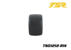 TS01212 1/10 F1 Rear Rubber Pre-Mounted Tires Set