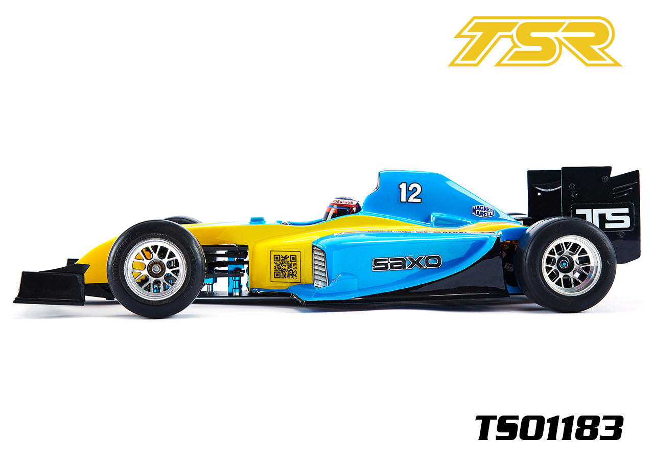 TS01183 F1 1/10 Clear Body Shell