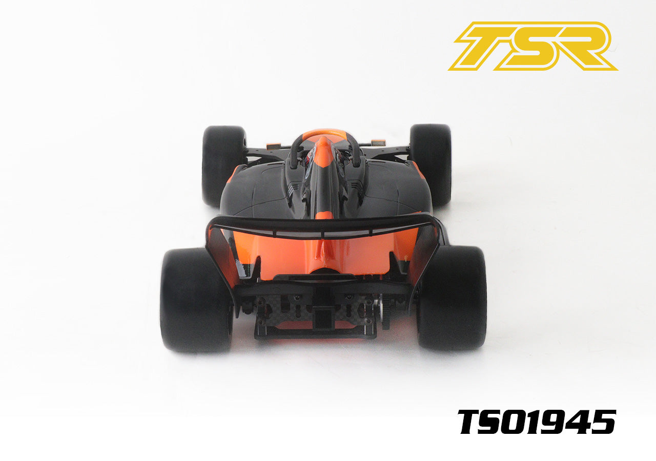 TS01945 1/10 New F1 Body Shell W/Helmet, Halo and Mirrors.