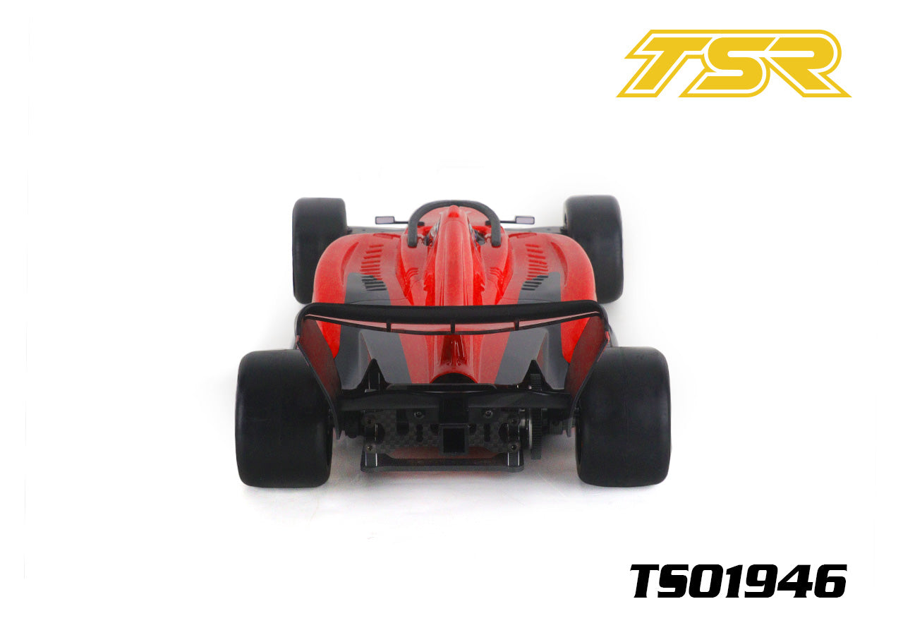 TS01946 1/10 New F1 Body Shell W/Helmet, Halo and Mirrors.