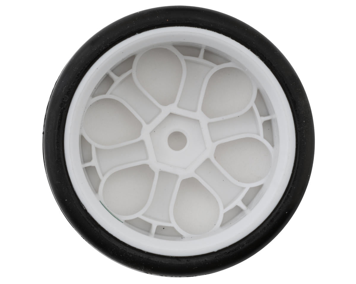 Jaco Pre-Mounted Touring Car Carpet Tires (4) (Green) JAC2402
